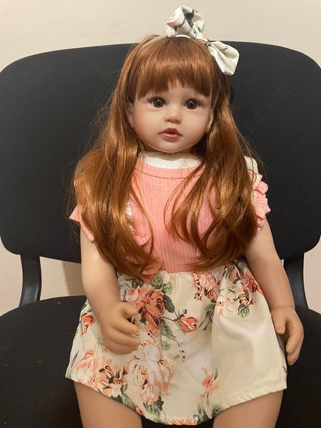 Дитяча Колекційна Лялька Реборн Reborn Дівчинка Злата (Вінілова Лялька) Висота 60 см 365376 фото