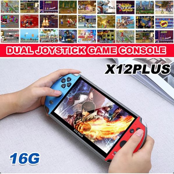 Портативная игровая консоль PSP X12 plus  7 дюймів, 16 Гб памяти 1579875462 фото