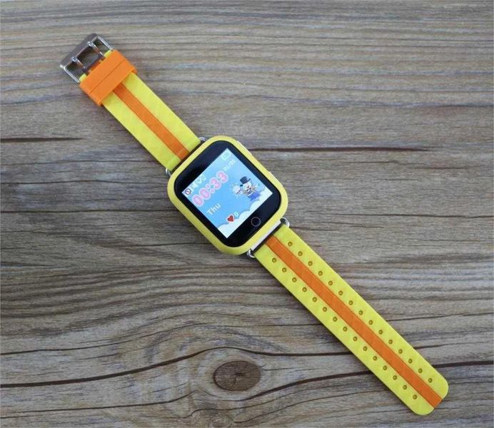 Наручные часы Smart часы детские (ЖЁЛТЫЕ) с GPS Q100N (Q90) Сенсорный Экран 6665444 фото