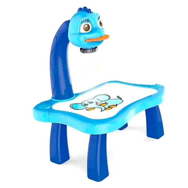 Дитячий стіл проектор для малювання зі світлодіодним підсвічуванням, синій 1372762203 фото