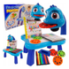 Дитячий стіл проектор для малювання зі світлодіодним підсвічуванням, синій 1372762203 фото 1