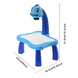 Дитячий стіл проектор для малювання зі світлодіодним підсвічуванням, синій 1372762203 фото 6