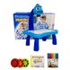 Дитячий стіл проектор для малювання зі світлодіодним підсвічуванням, синій 1372762203 фото 2