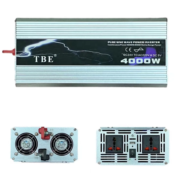 Інвертор перетворювач напруги 12 в - 220 4000W -8000W Pure Sine Wave 4000 TBE чистий синус PSW4000 фото