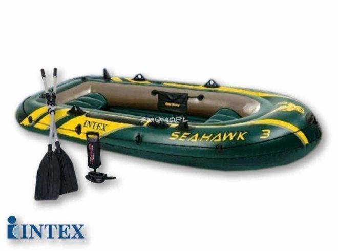 Intex надувний човен 3х місцевий 1284748201 фото