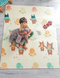 Дитячий килимок для повзання Children GO 180* 150 , двосторонній, з малюнками і текстурним покриттям 1364242531 фото 4