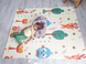 Дитячий килимок для повзання Children GO 180* 150 , двосторонній, з малюнками і текстурним покриттям 1364242531 фото 2