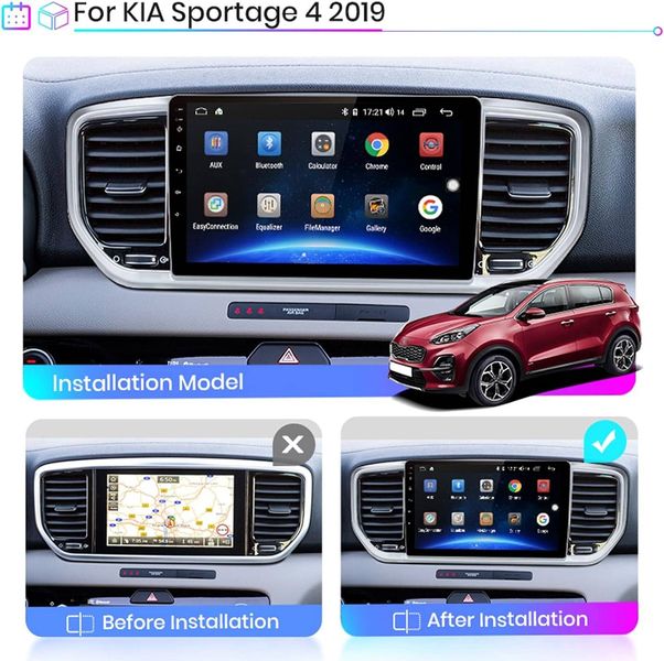 Штатна автомагнітола Kia Sportage 2019 – 2022 Android 14 з екраном 9 дюймів  KS1922116 фото