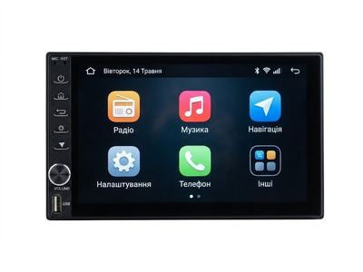 Автомагнітола 2 DIN Topway TS7 Android 15 WiFi 2/32 гб 6555390 фото