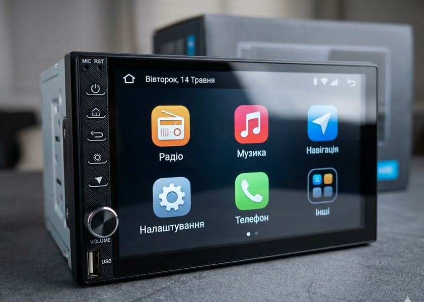 Автомагнітола 2 DIN Topway TS7 Android 15 WiFi 2/32 гб 6555390 фото