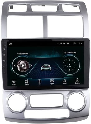 Штатная автомагнитола KIA Sportage 2005-2009 ( климат и кондиционер ) Android 14 с экраном 9 дюймов KS0509232 фото