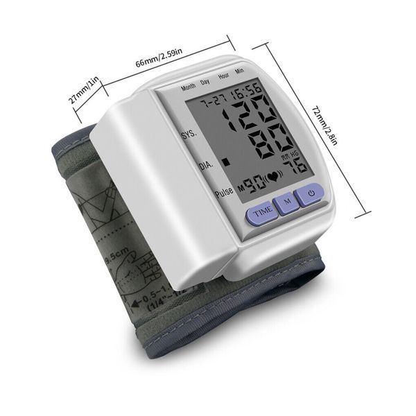 Автоматичний тонометр для вимірювання тиску пульсу на зап'ястя з USB М1022 фото