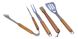 Набор инструментов для барбекю Woodside, посуда для барбекю из нержавеющей стали из 4 предметов 36576862 фото 4