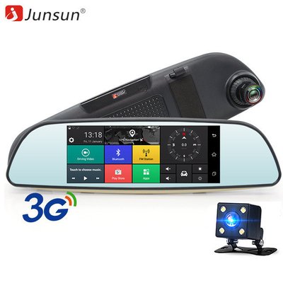 Junsun E515 Автомобільний відеореєстратор навігатор 7", Android, 3G 1284747903 фото
