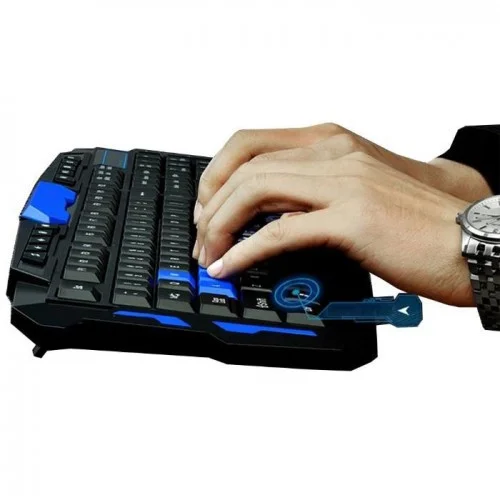 Бездротова ігрова клавіатура і миша TRS Game HK-8100 1364242541 фото