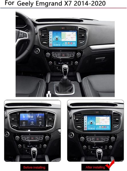 Штатная автомагнитола Geely Emgrand х7 2014-2020 с экраном 9 дюймов GE1420116 фото