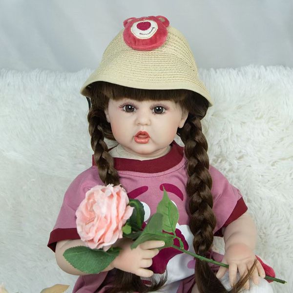 Детская Коллекционная Кукла Реборн Reborn Девочка Полина (Виниловая Кукла) Высота 60 см 2436757 фото