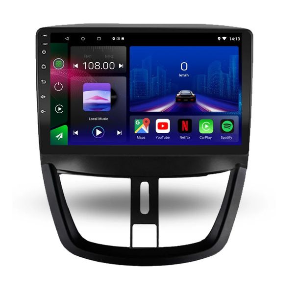 Штатная автомагнитола Peugeot 207 2006-2015 Android Carplay Nanox 1073 Android 14 с экраном 9 дюймов Р207116 фото