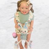 Детская Коллекционная Кукла Реборн Reborn Девочка Лили (Виниловая Кукла) Высота 60 см 2436758 фото