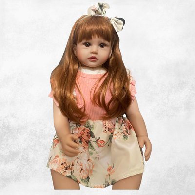 Детская Коллекционная Кукла Реборн Reborn Девочка Злата (Виниловая Кукла) Высота 60 см 365376 фото