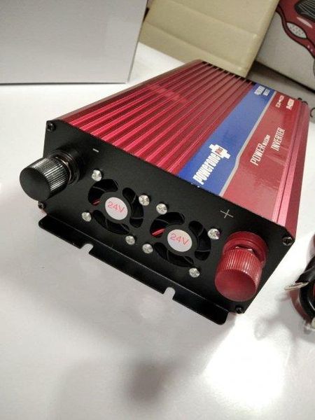 Інвертор перетворювач напруги PowerOne Plus 24V-220V 4000W, перетворювач напруги з функцією плавного пуску 4000Вт 1596347046 фото