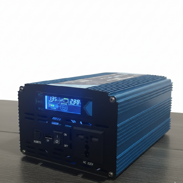 Інвертор 6000W-12000W  автоматичний перетворювач струму 12v 220v з зарядним пристроєм Luxeon  7500W12220 фото