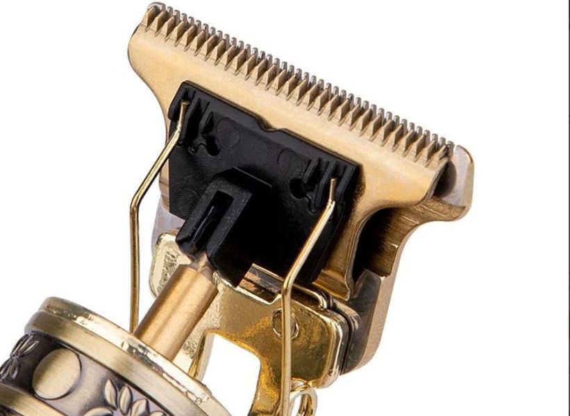 Бездротова машина окантувальна Hair Clipper  для стрижки волосся вусів і бороди, акумуляторний портативний триммер бритва 67681111 фото
