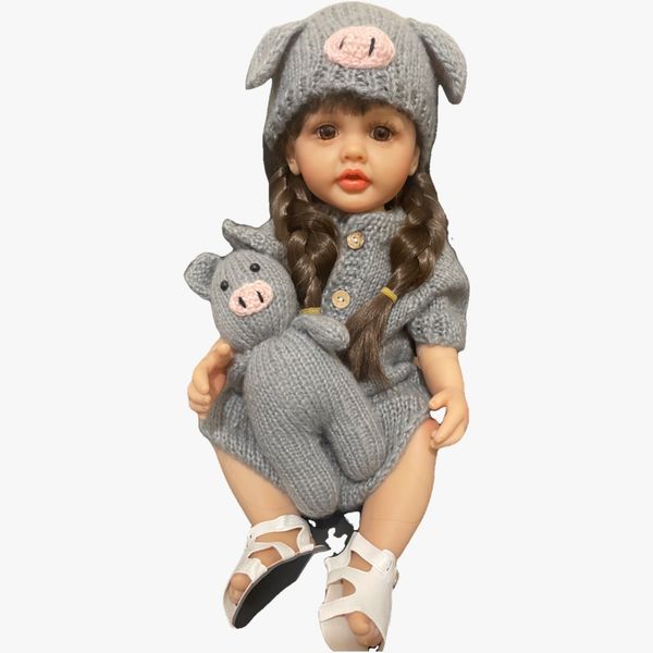Детская Коллекционная Кукла Реборн Reborn Девочка Диана (Полностью Силиконовая) Высота 60 см 354755 фото