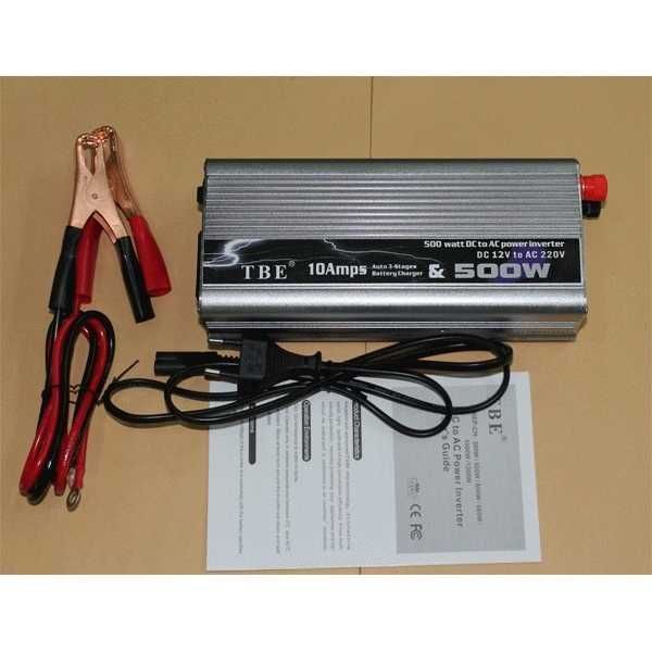 Інвертор автоматичний UPS 500W-1000W 12v на 220v із зарядним пристроєм 1000W12 фото