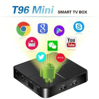 Андроїд приставка смарт ТВ Smart Android 7.1 TV Box T96 mini X96 1284748072 фото