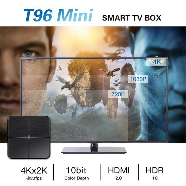 Андроїд приставка смарт ТВ Smart Android 7.1 TV Box T96 mini X96 1284748072 фото