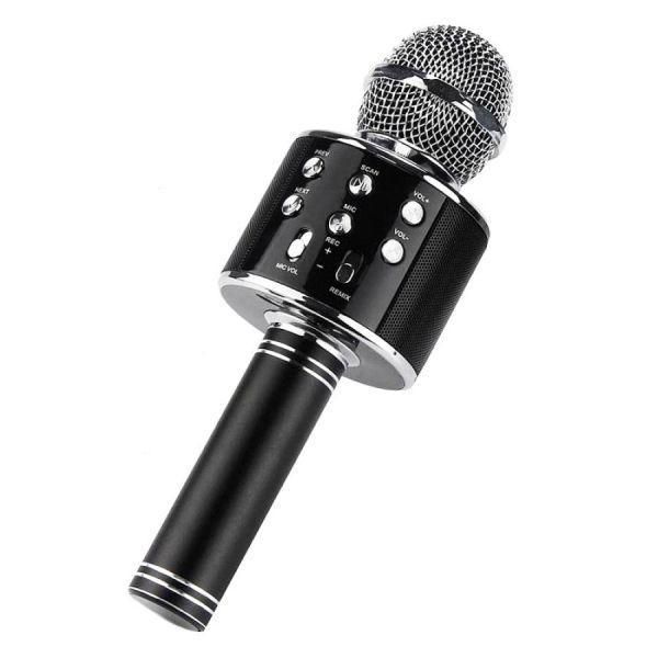Безпровідний мікрофон караоке WSTER 858 чорна Original 555321 фото