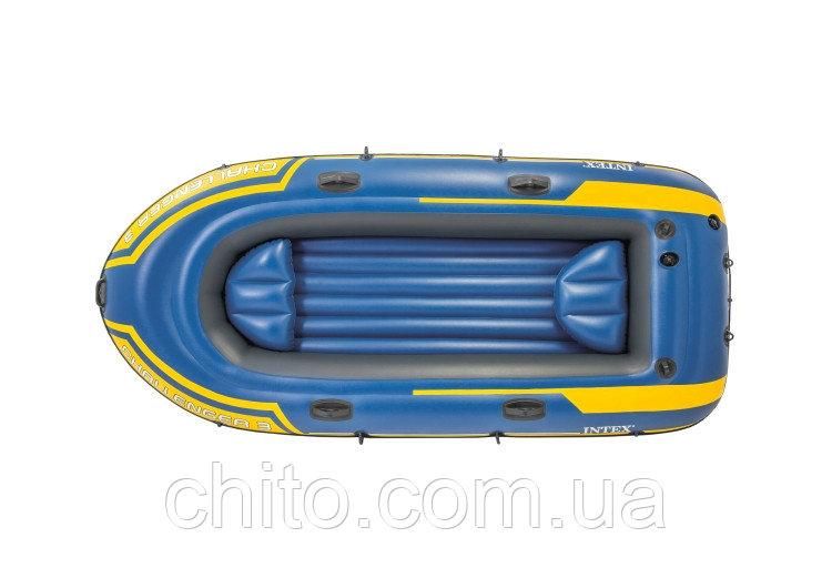 Лодка надувная трехместная «Intex» 68370 Challenger 3 Set (габариты 295 - 137 см) 1408762453 фото
