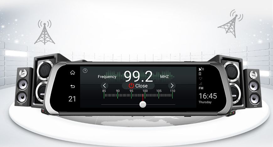 Junsun A930 Дзеркало -GPS навігатор 10" 4g реєстратор Full HD Android 5,1 1284748019 фото