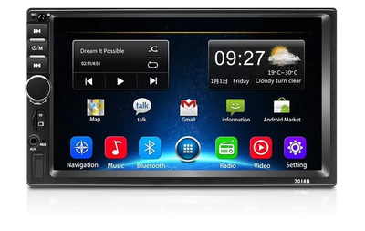 Автомагнітола 2 DIN GPS  Lesko 7018A Android 14 2/32 GB 327018 фото