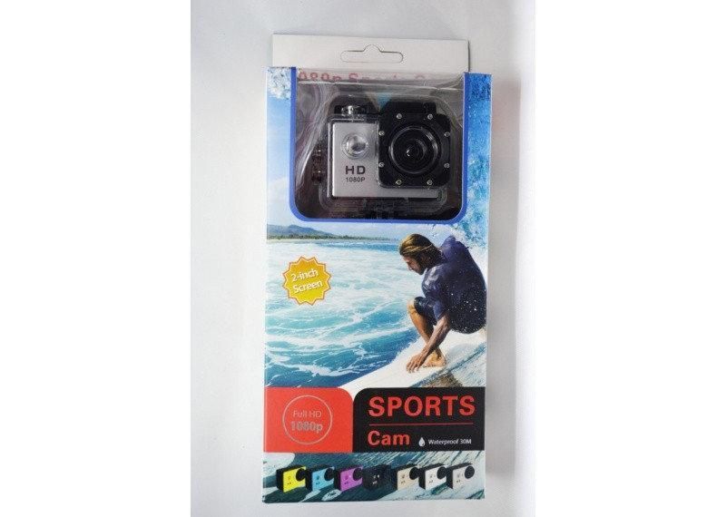 Екшн камера a7 sport аквабокс,кріплення на кермо,шолом,захист gopro 1284748240 фото