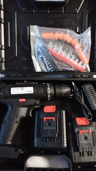 Шуруповерт Kadenberg KD48 48v 5.2Ач з  бітами в кейсі KD482 фото