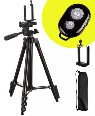 Штатив TRIPOD 3120А для Камери Телефону Фотоапарата з Bluetooth Кнопкою 102 см 1284748553 фото