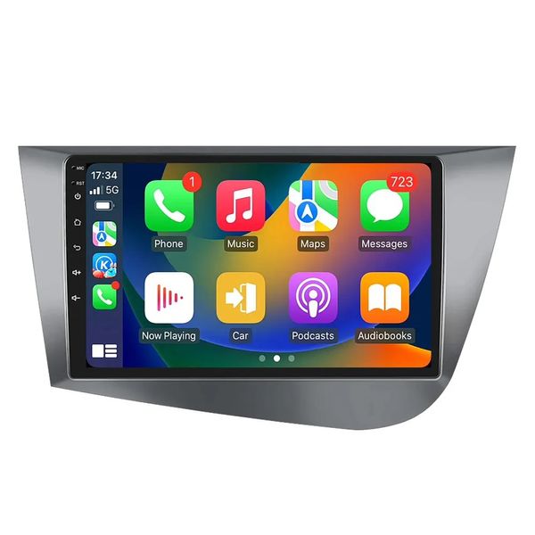 Штатна автомагнітола Seat Leon 2 MK2 2005 - 2012 Carplay Nanox 1092 Android 14 з екраном 9 дюймів SL0512116 фото