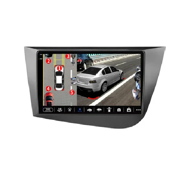 Штатная автомагнитола Seat Leon 2 MK2 2005 - 2012 Carplay Nanox 1092  Android 14 с экраном 9 дюймов SL0512116 фото