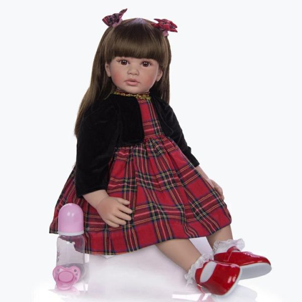Силиконовая Коллекционная Кукла Реборн Девочка Ника. Винилова мягконабивная 60 см 1284748733 фото