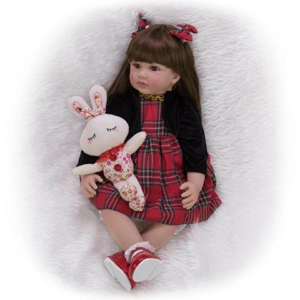 Силиконовая Коллекционная Кукла Реборн Девочка Ника. Винилова мягконабивная 60 см 1284748733 фото