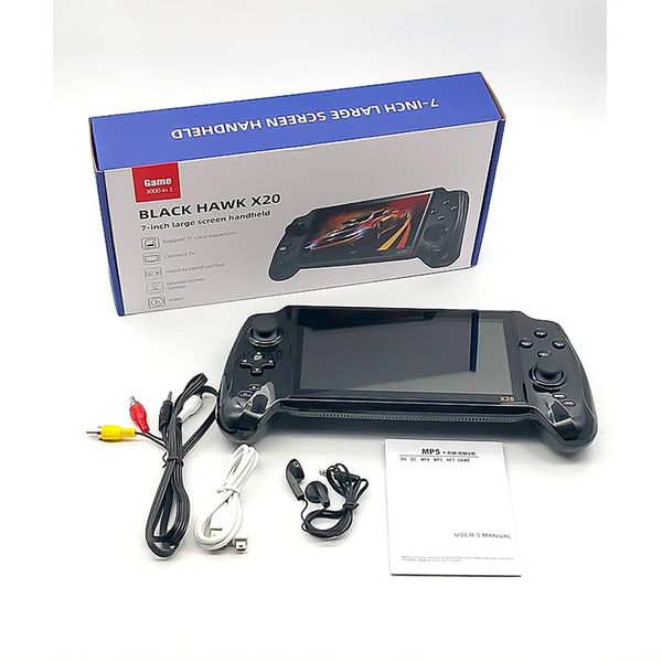 Retropie X20 Xpro 16 GB Портативная Игровая приставка- консоль 7 дюймов подключение к TV X202024 фото