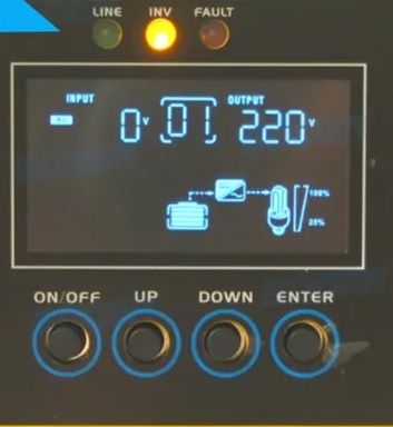 Гібридний автоматичний інвертор з функцією заряджання Suoer PLP-1000W-2000W12v чистий синус PLP1000 фото