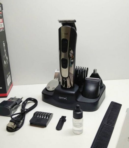 Профессиональная машинка для стрижки волос Gemei GM 592 10 в 1 1284748561 фото