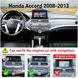 Штатна магнітола Honda Accord 8th 2008 2009 2010 2011 Android 14 з екраном 9 дюймів HA811116 фото 2