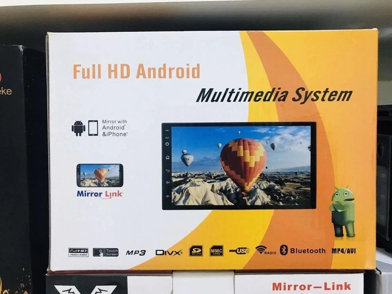 Автомагнітола, магнітола з екраном 2 DIN Podofo 8701 Android. Bluetooth-модуль, GPS-навігація, Wi-Fi 1284748567 фото