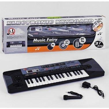 Детский синтезатор-пианино "Music Fairy" MQ 805 микрофон, запись, MP3 1536878824 фото
