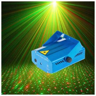 Лазерний-диско проектор лазер диско - (точки) Лазер шоу для дому , кафе 1284748386 фото